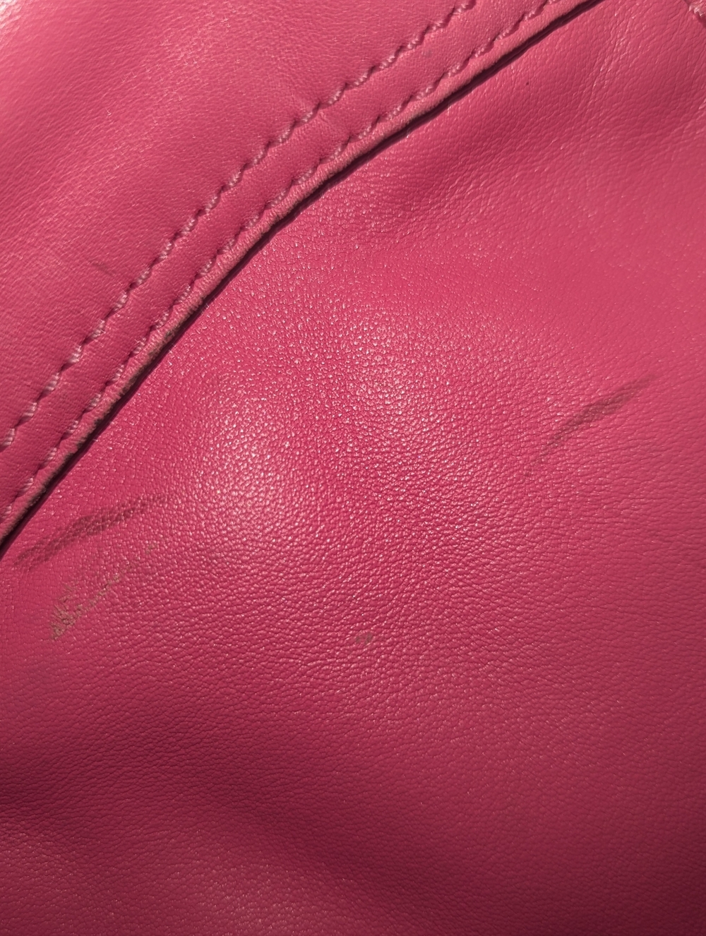 Coach Pink Leather Satchel with Double Top Handles. F 19728 - Picture 14 of 16